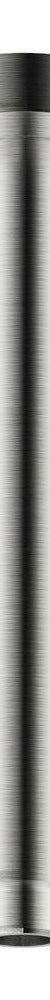 Akemi Ceiling Dropper 200mm Brushed Nickel