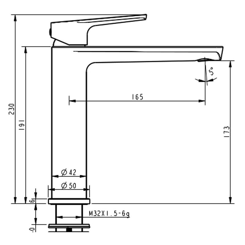 Akemi Mid Rise Vessel Mixer - Gun Metal