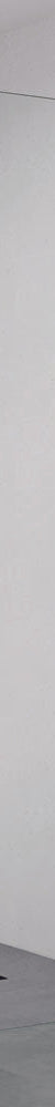 Fienza Curved Edge Fixed Frameless Glass Shower Panel with Channel, Matte Black, 700mm