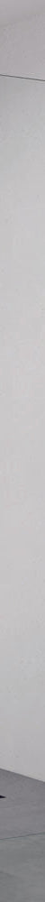 Fienza Rectangular Fixed Frameless Glass Shower Panel with Channel, Matte Black, 900mm