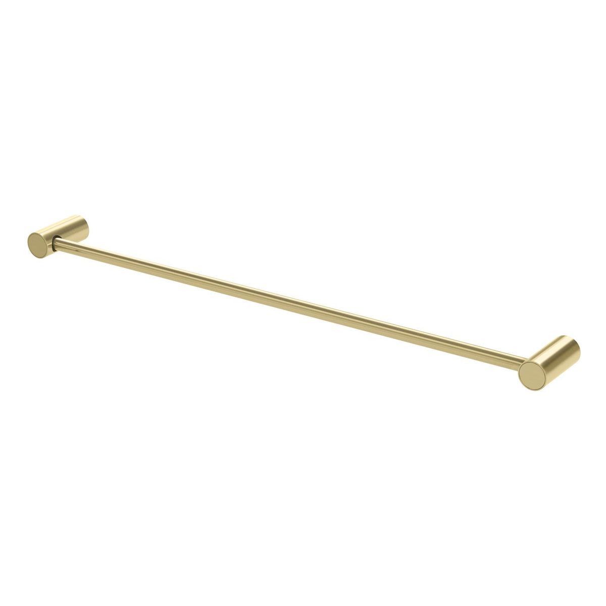 Vivid Slimline Single Towel Rail 600mm - Brushed Gold