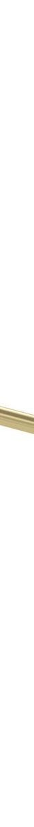 Vivid Slimline Single Towel Rail 600mm - Brushed Gold