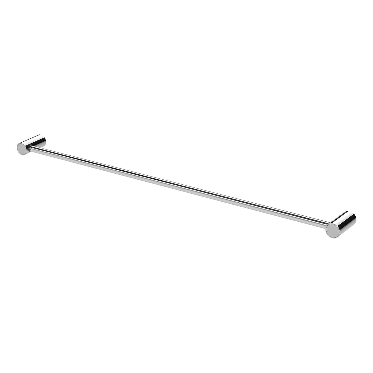 Vivid Slimline Single Towel Rail 800mm - Chrome