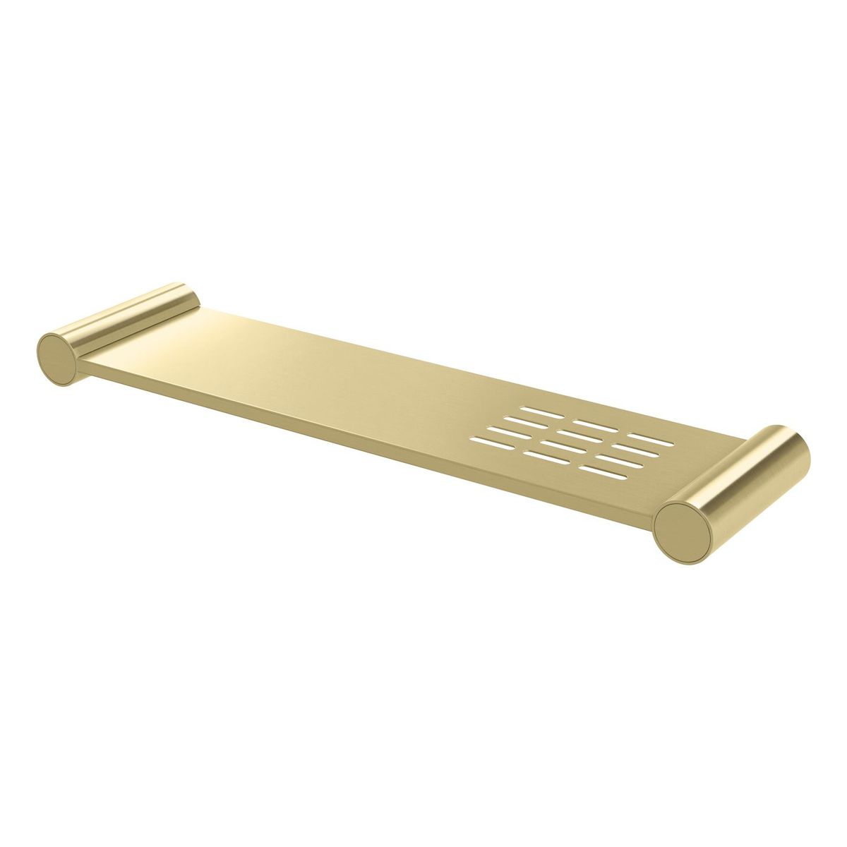 Vivid Slimline Metal Shelf - Brushed Gold
