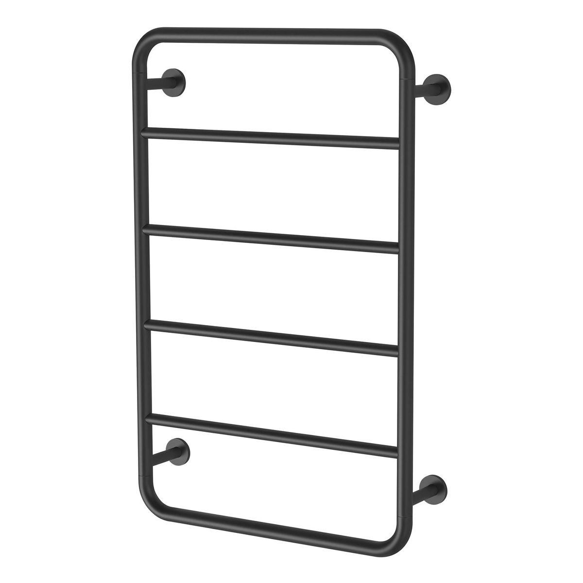 Vivid Slimline Towel Ladder 800 X 500mm - Matte Black