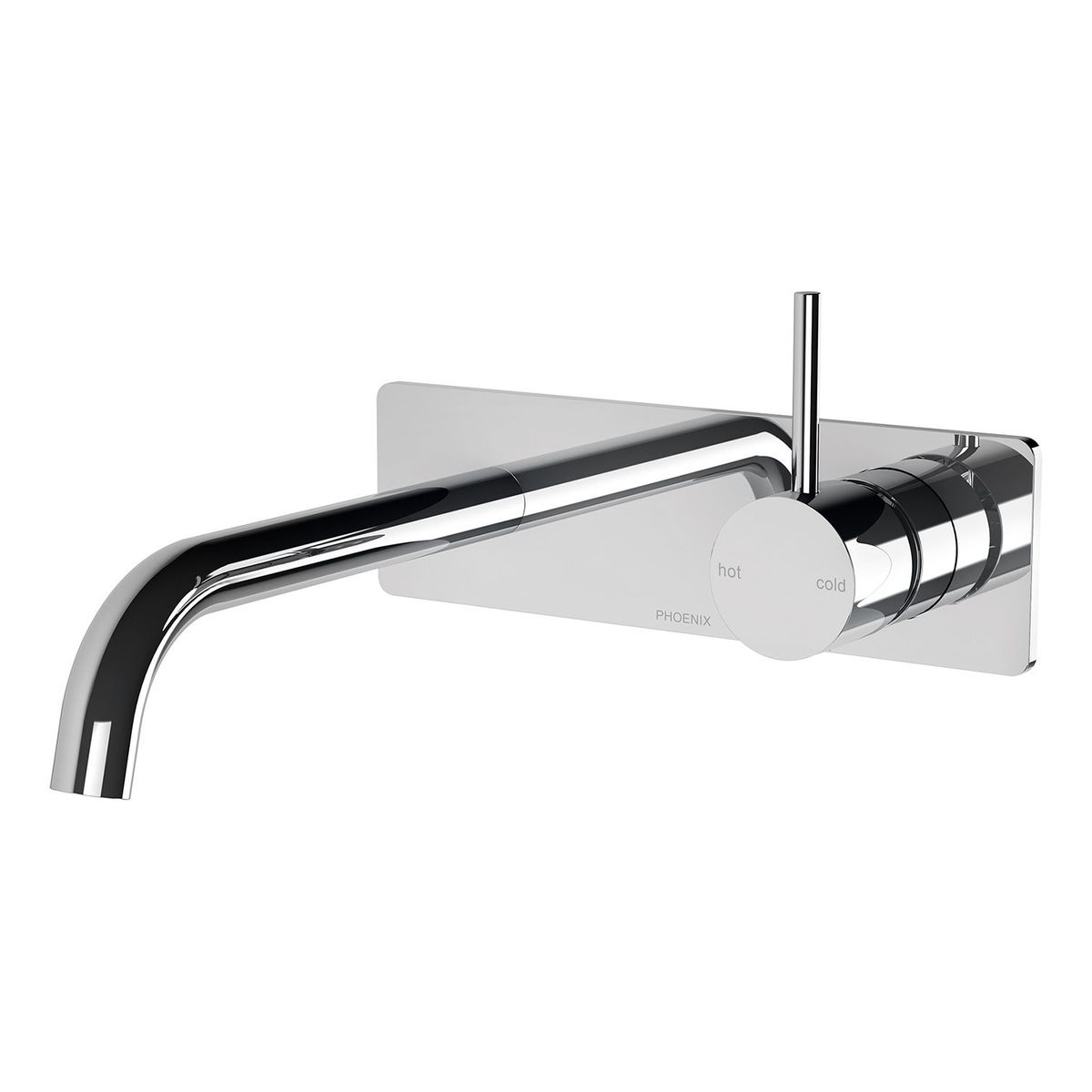 Vivid Slimline Up Basin / Bath Wall Mixer Set - Chrome