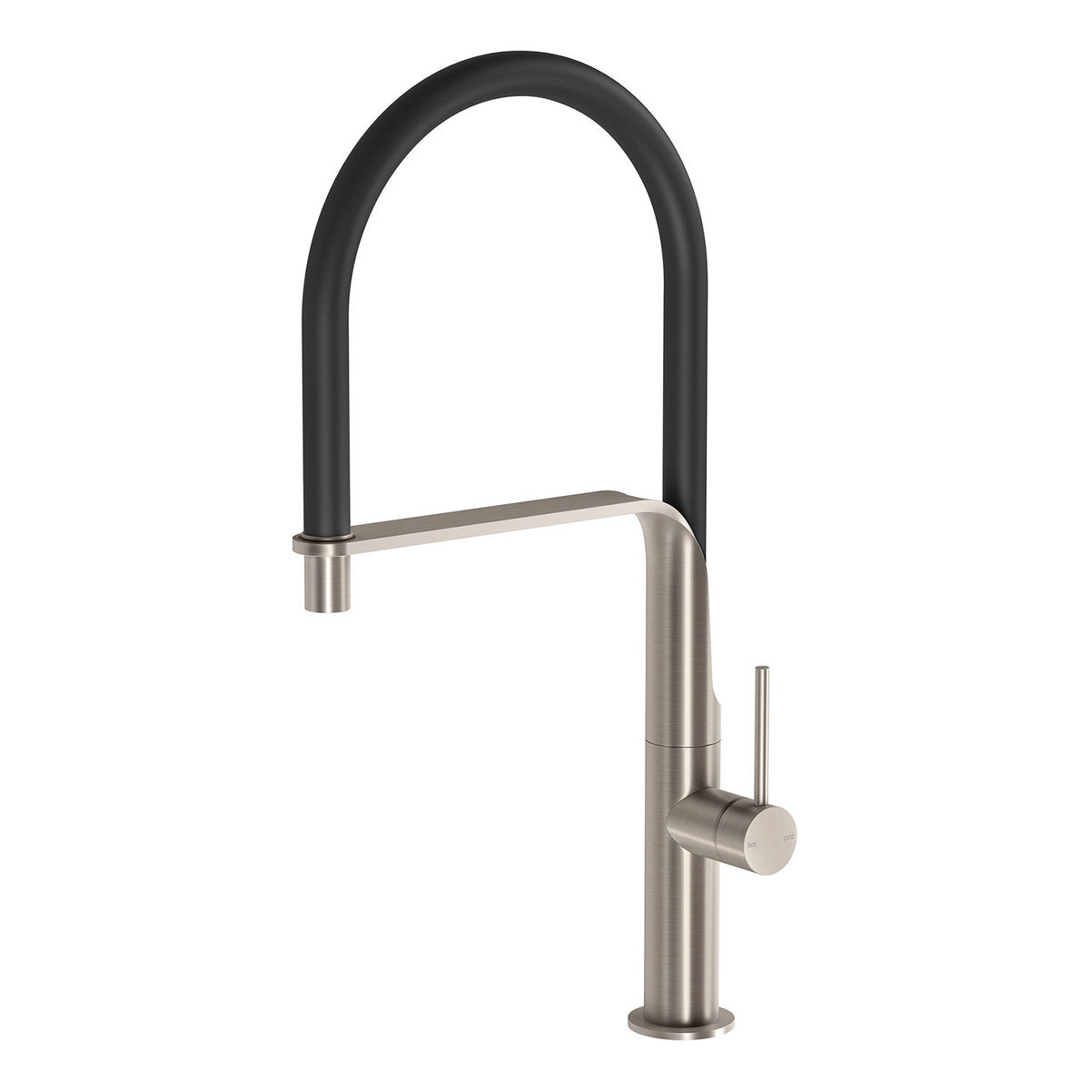 Phoenix Vido Flexible Hose Sink Mixer, Lead Free, Brushed Nickel