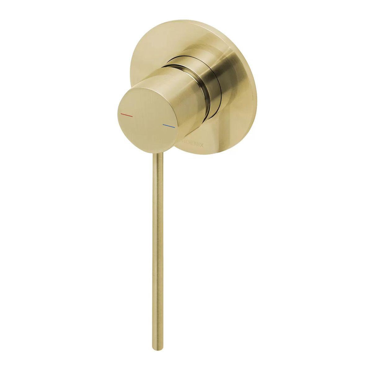 Vivid Slimline SwitchMix Shower/Wall Mixer with Extended Lever, Brushed Gold