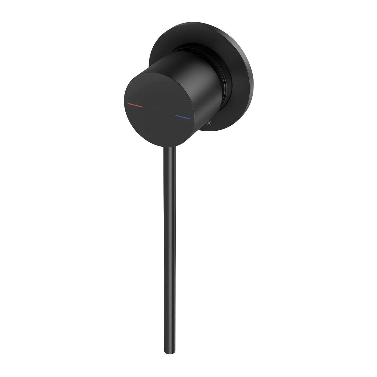 Vivid Slimline SwitchMix Shower/Wall Mixer 60mm Backplate & Extended Lever, Matte Black