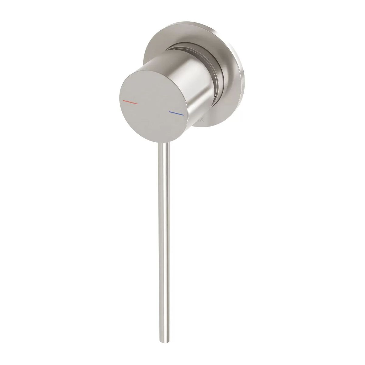 Vivid Slimline SwitchMix Shower/Wall Mixer 60mm Backplate & Extended Lever, Brushed Nickel