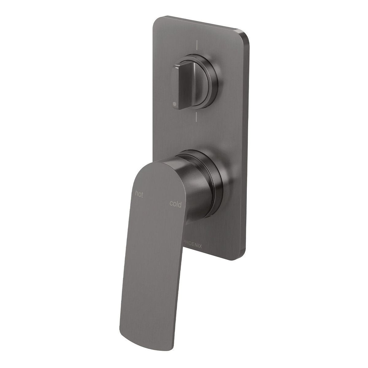 Phoenix Mekko SwitchMix Shower/Bath Diverter Mixer (Complete Kit), Brushed Carbon