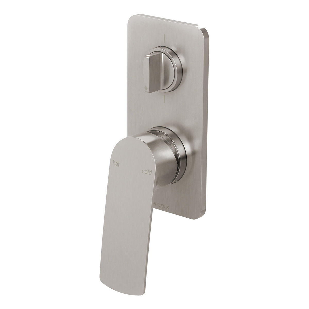 Phoenix Mekko SwitchMix Shower/Bath Diverter Mixer (Complete Kit), Brushed Nickel, Lead Free