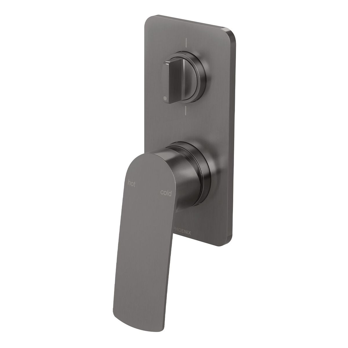Mekko SwitchMix Shower / Bath Diverter Mixer Fit-Off Kit - Brushed Carbon