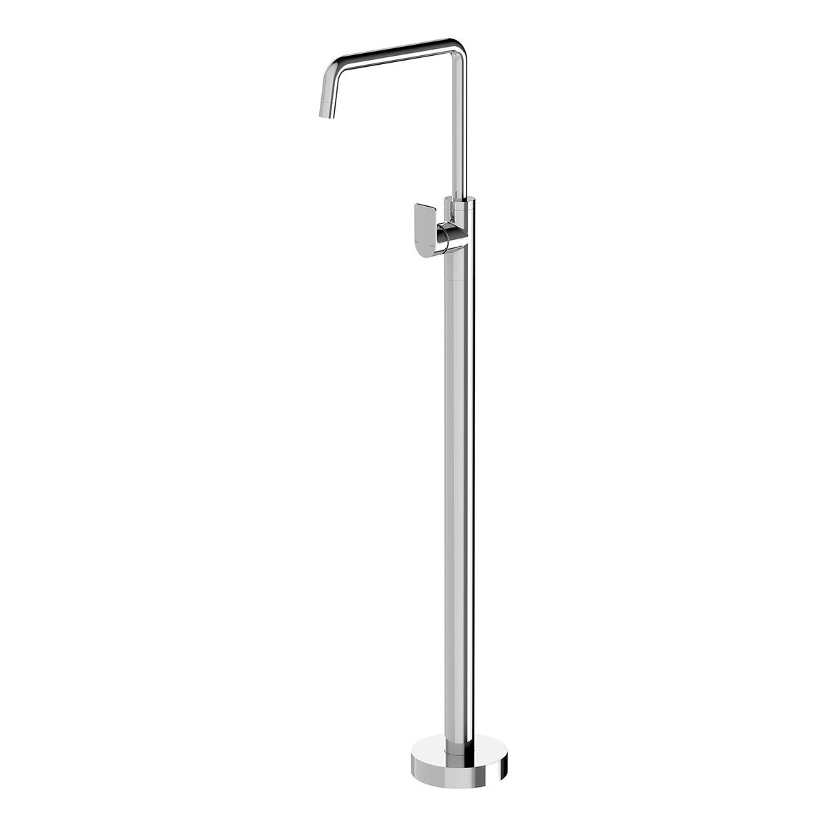 Mekko Floor Mounted Bath Mixer - Chrome