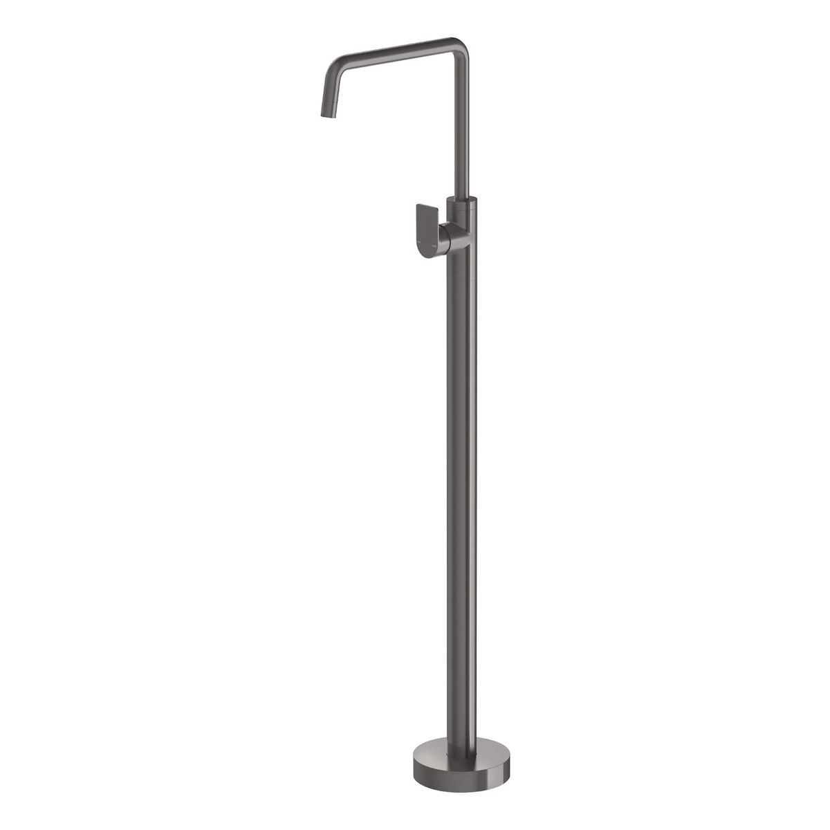 Mekko Floor Mounted Bath Mixer - Brushed Carbon