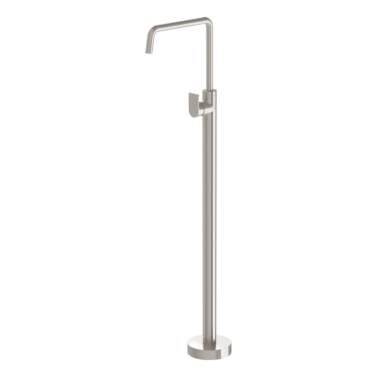 Mekko Floor Mounted Bath Mixer - Brushed Nickel