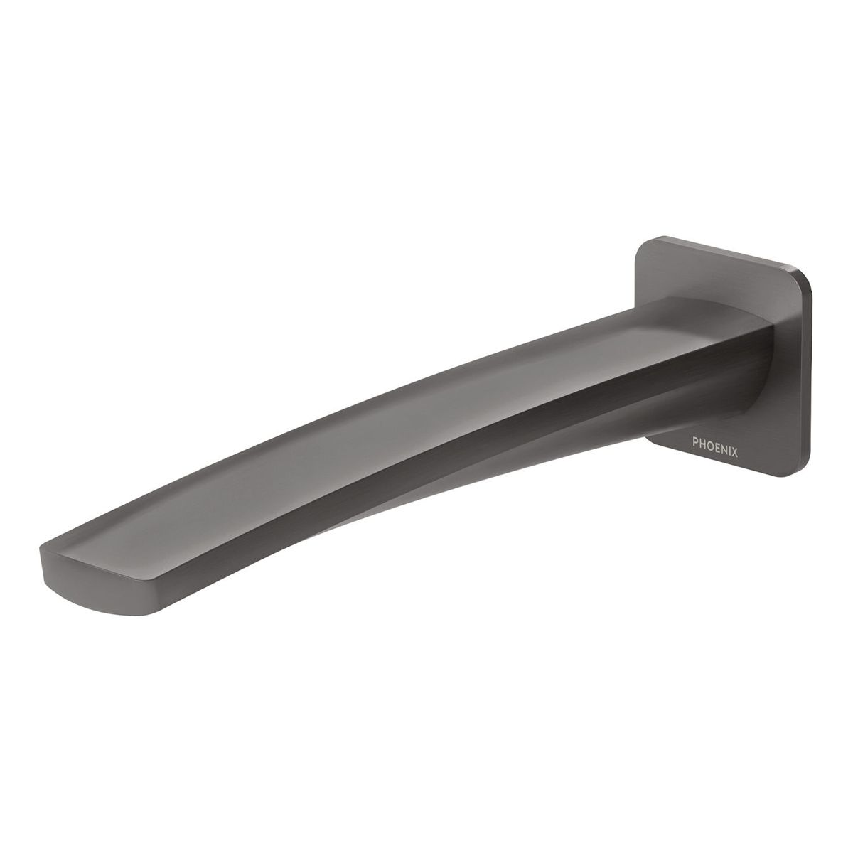 Mekko Wall Basin Outlet 200mm - Brushed Carbon, Lead Free