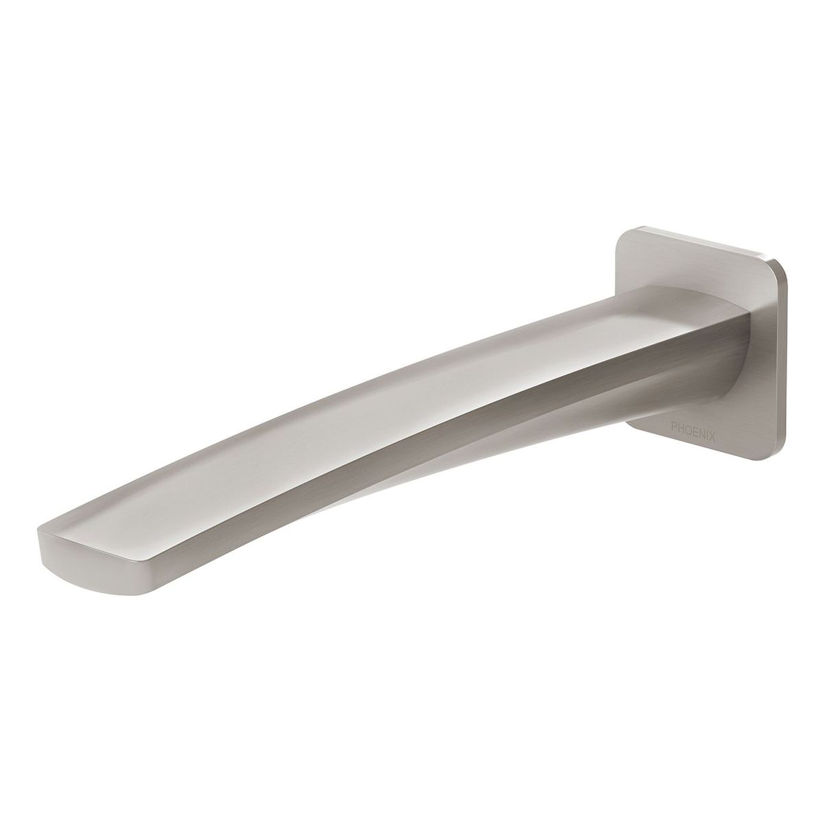 Phoenix Mekko Wall Basin Outlet 200mm, Lead Free - Brushed Nickel