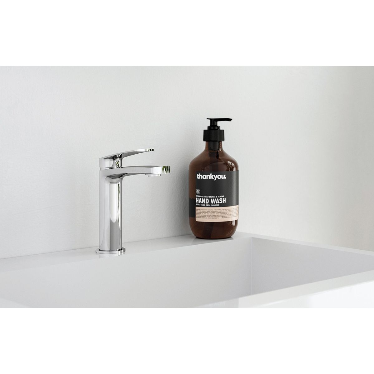 Mekko Basin Mixer, Lead Free - Chrome