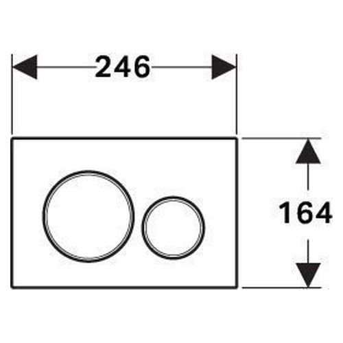 Sigma20 Fingerprint Resistant Brushed Stainless Steel Round Flush Plate