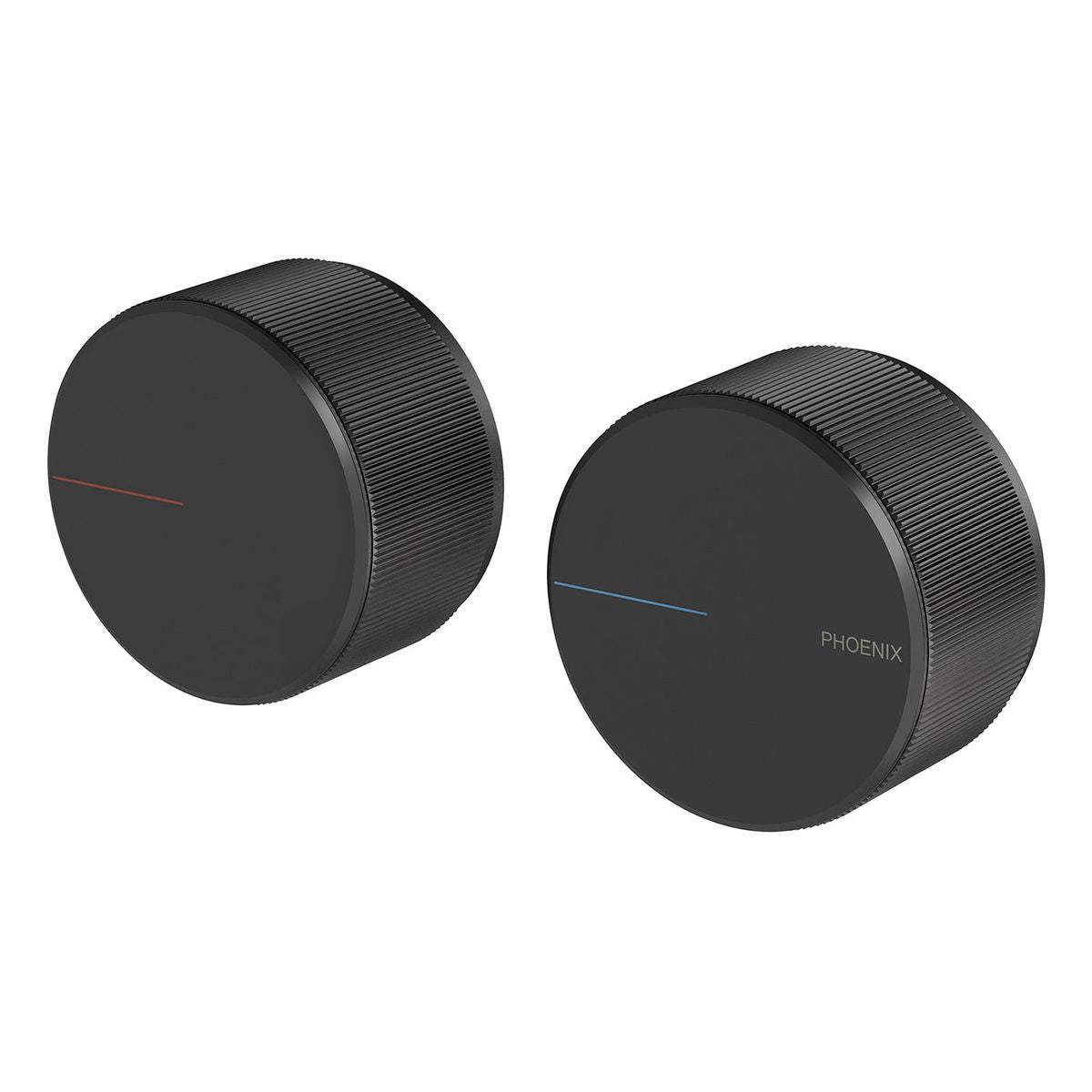 Axia Wall Top Assemblies 15mm Extended Spindles - Matte Black