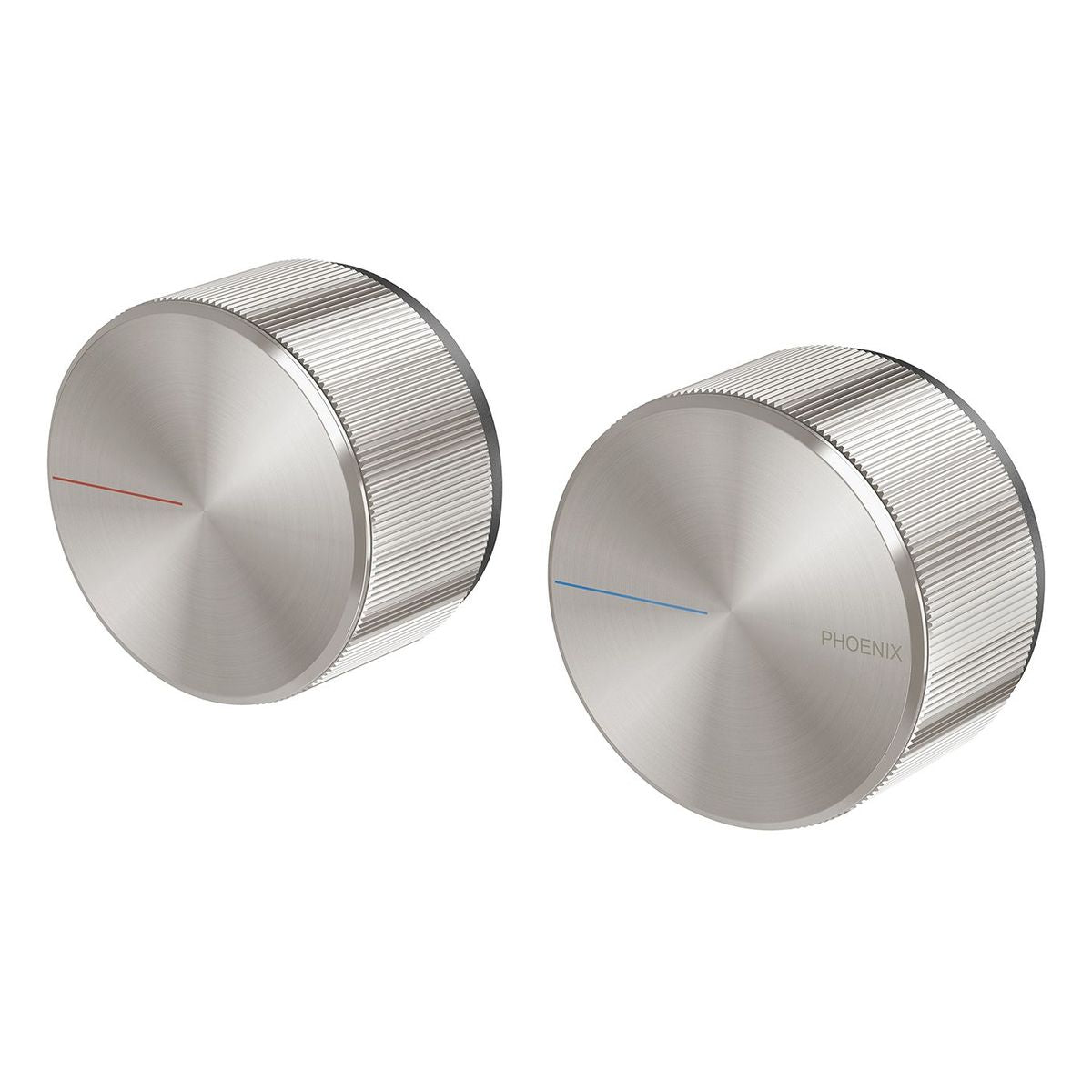 Axia Wall Top Assemblies 15mm Extended Spindles - Brushed Nickel