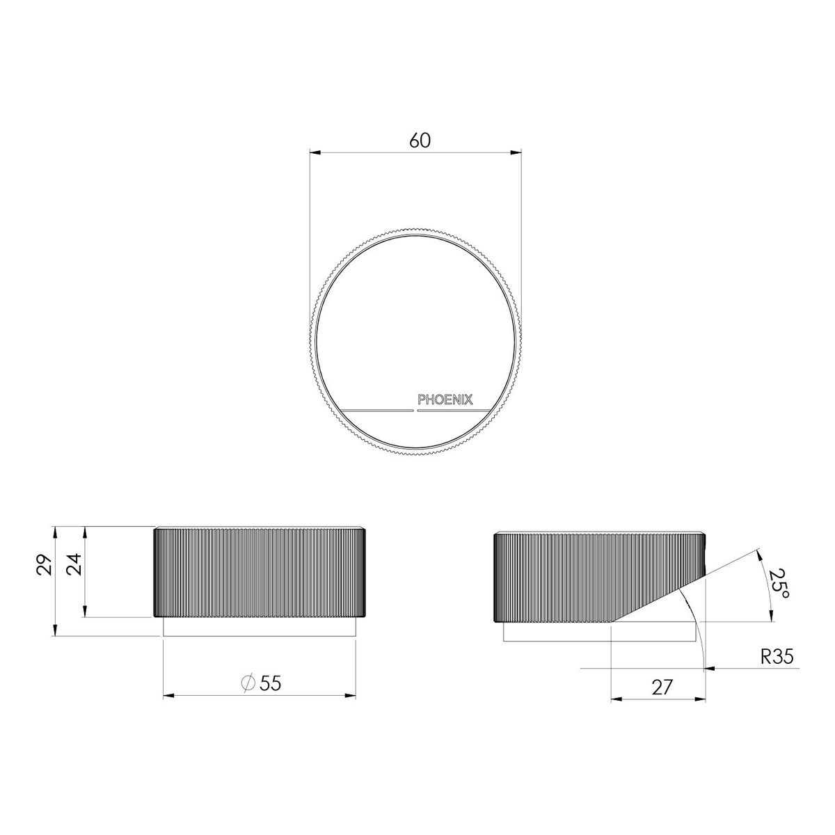 Axia Hob Mixer - Chrome