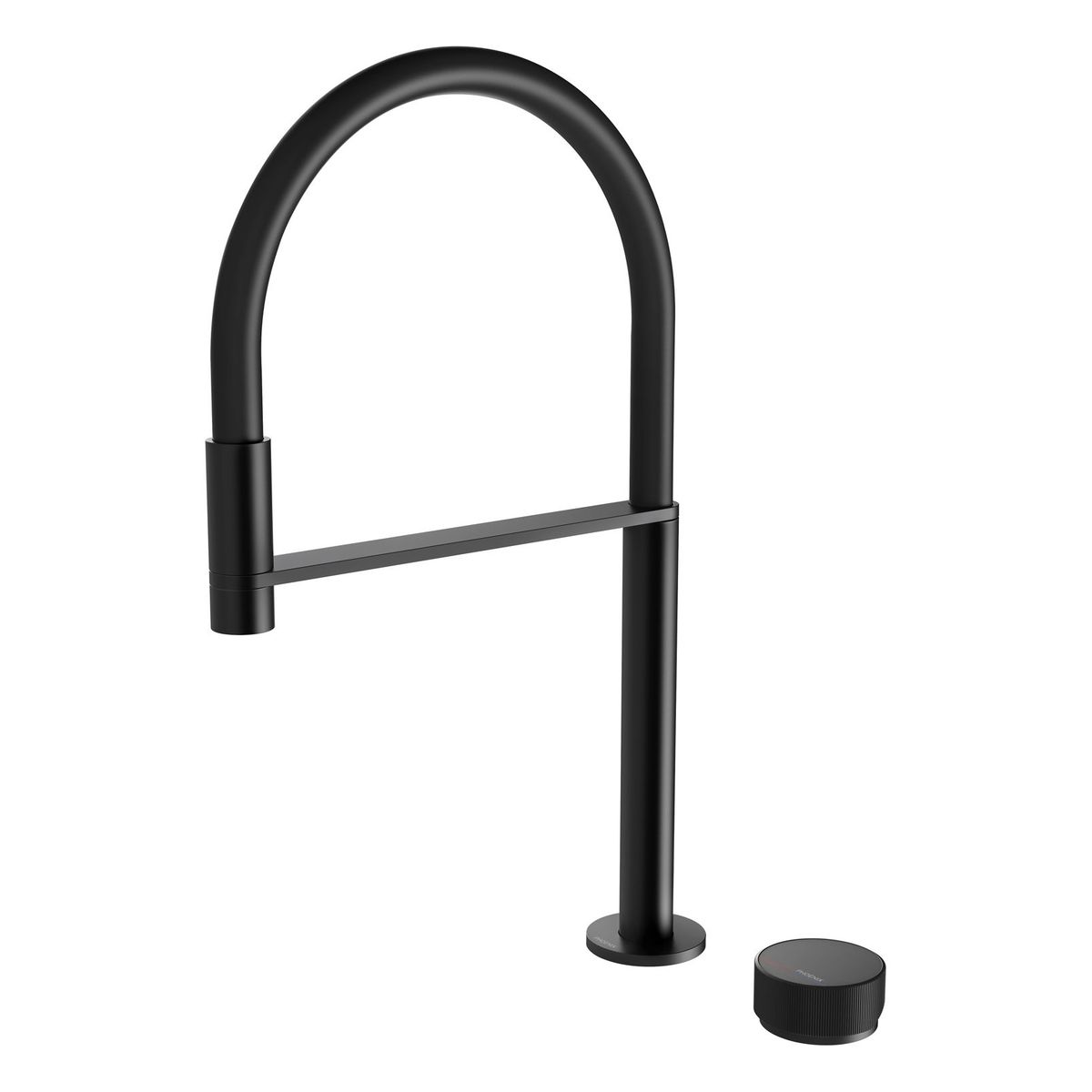 Axia Hob Sink Mixer Set Flexible Hose 230mm - Matte Black