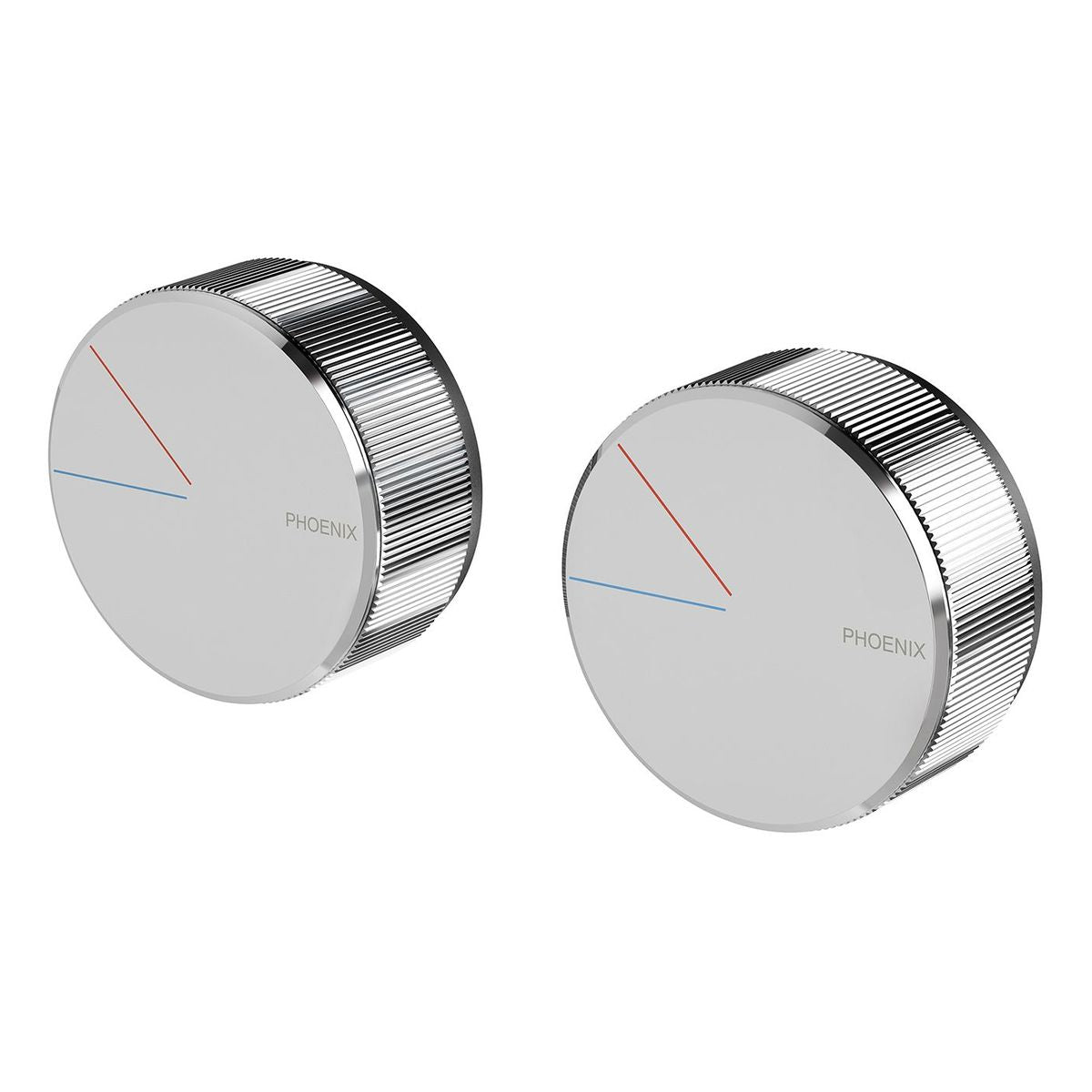 Axia Twin Shower / Wall Mixer - Chrome