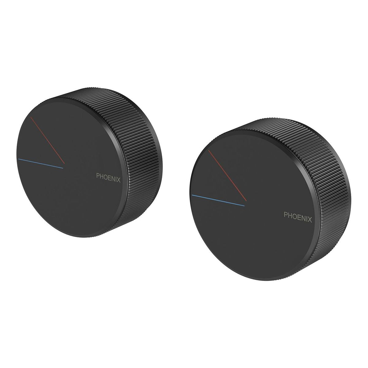 Axia Twin Shower / Wall Mixer - Matte Black