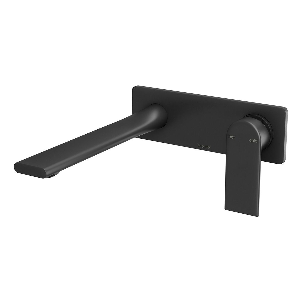 Teel SwitchMix Wall Basin / Bath Mixer Set 200mm Fit-Off Kit, Lead Free - Matte Black