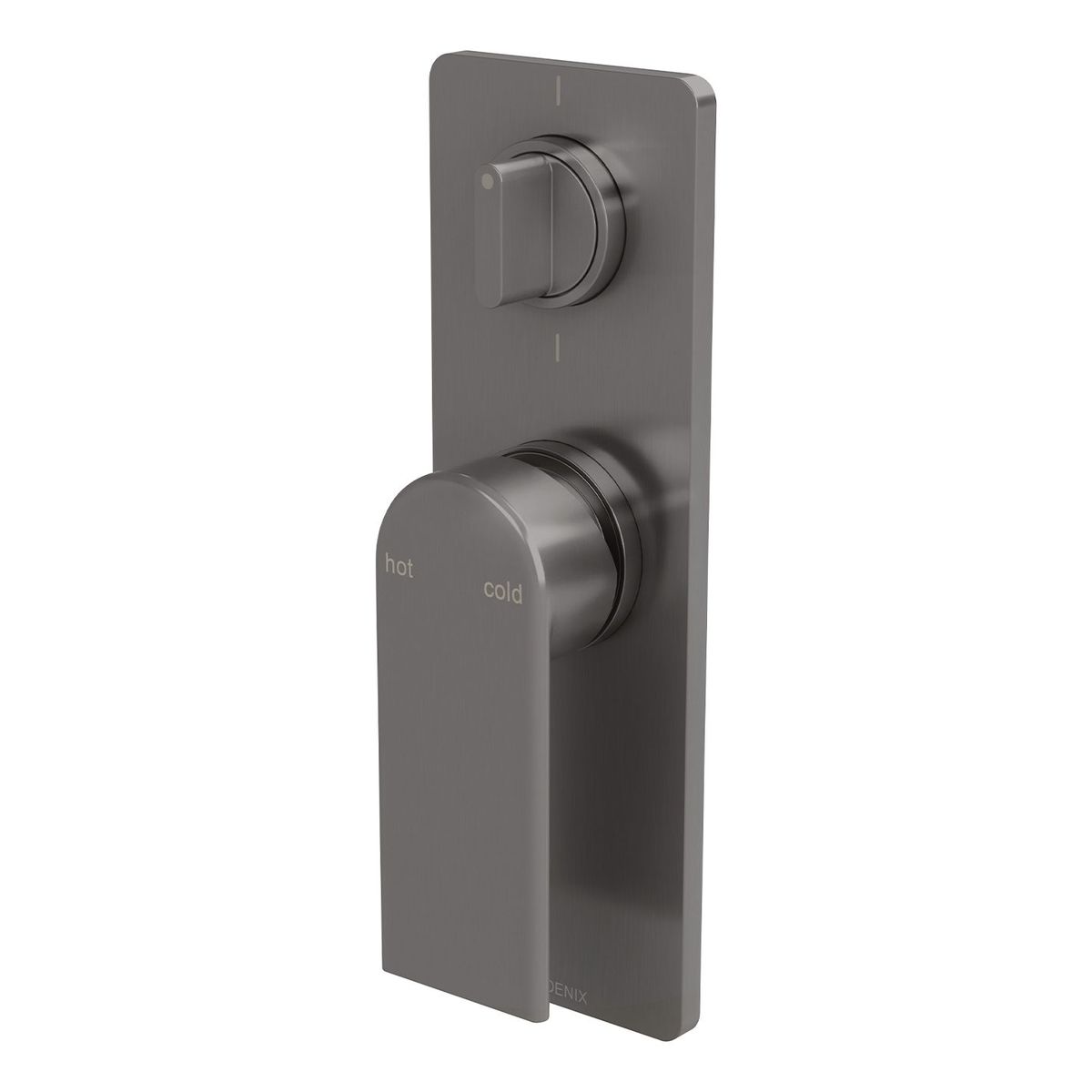 Teel SwitchMix Shower / Bath Diverter Mixer Fit-Off Kit - Brushed Carbon