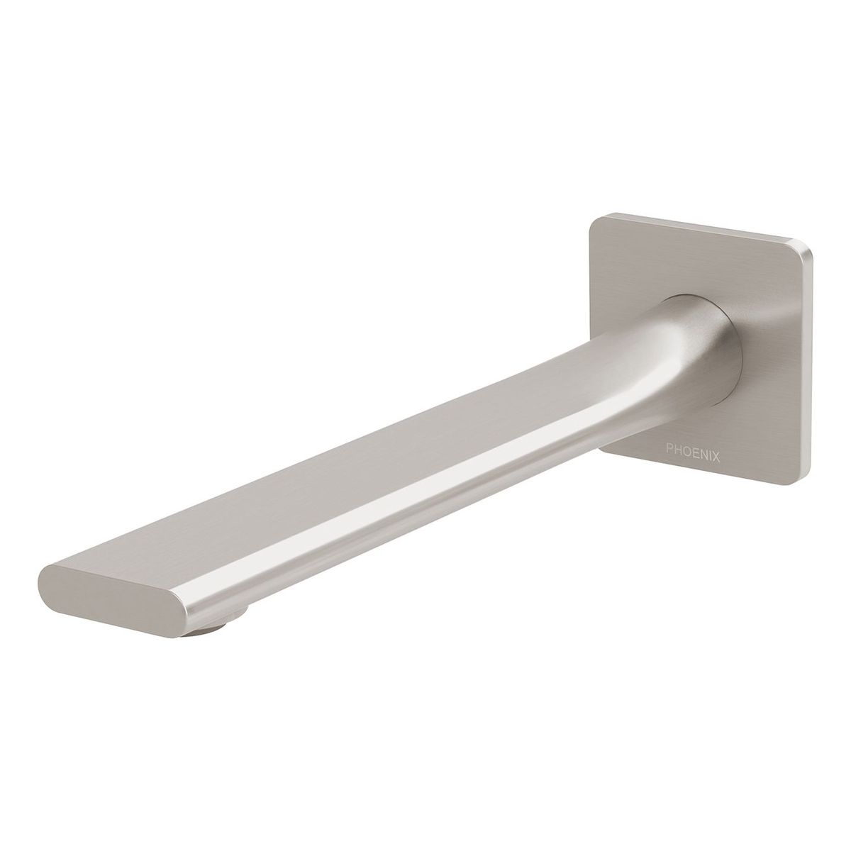 Teel Wall Basin Outlet 200mm - Brushed Nickel