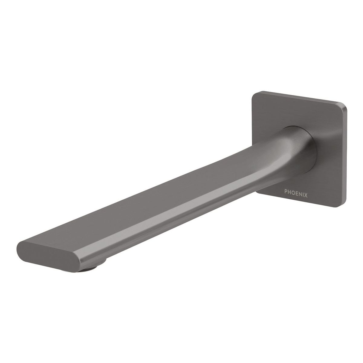 Teel Wall Bath Outlet 200mm - Brushed Carbon