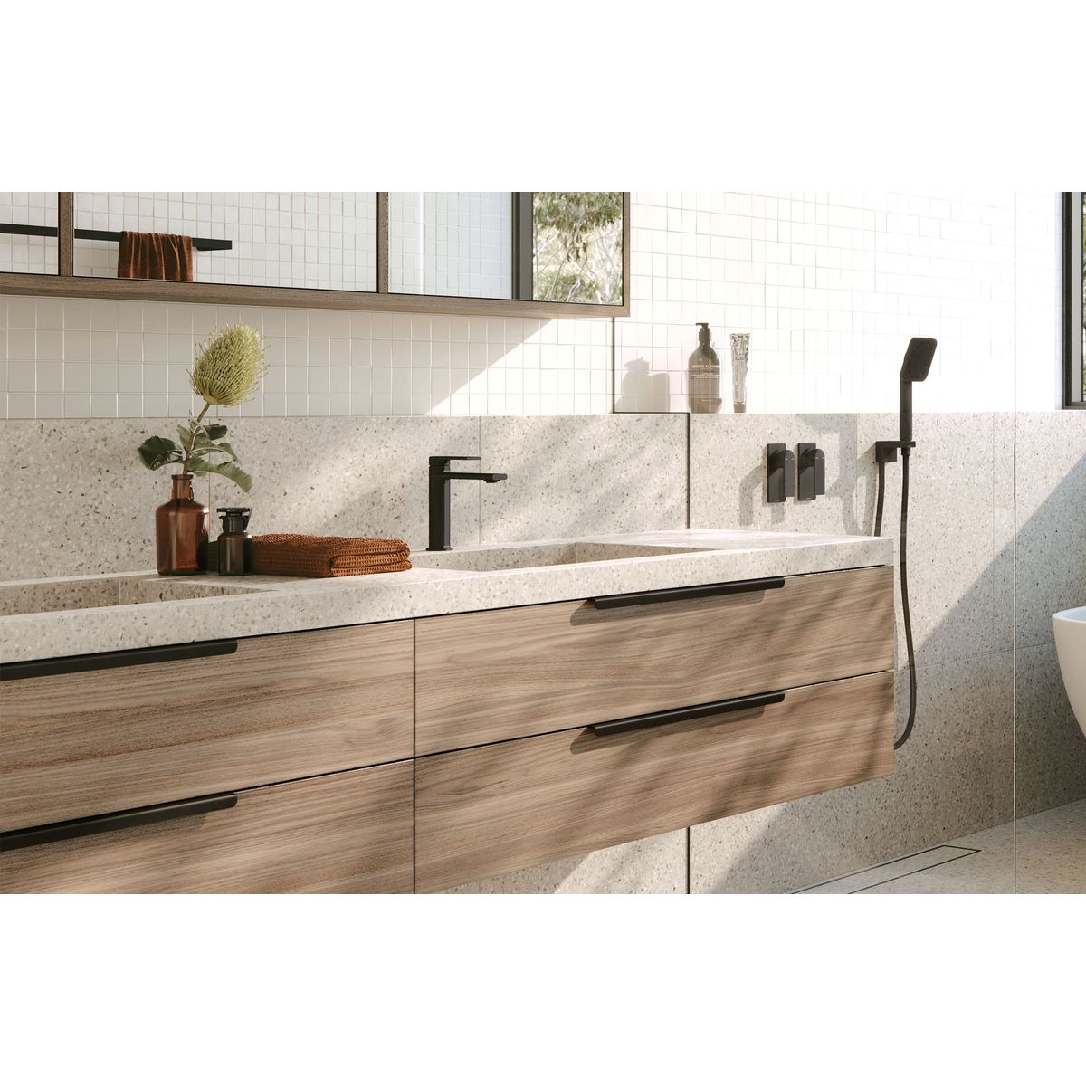 Teel Basin Mixer - Matte Black - Lead Free