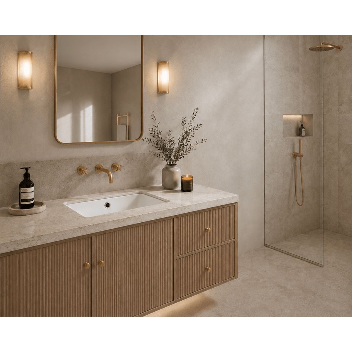 Standard Agres 53 x 34 Under Counter Ceramic Wash Basin - Matte White