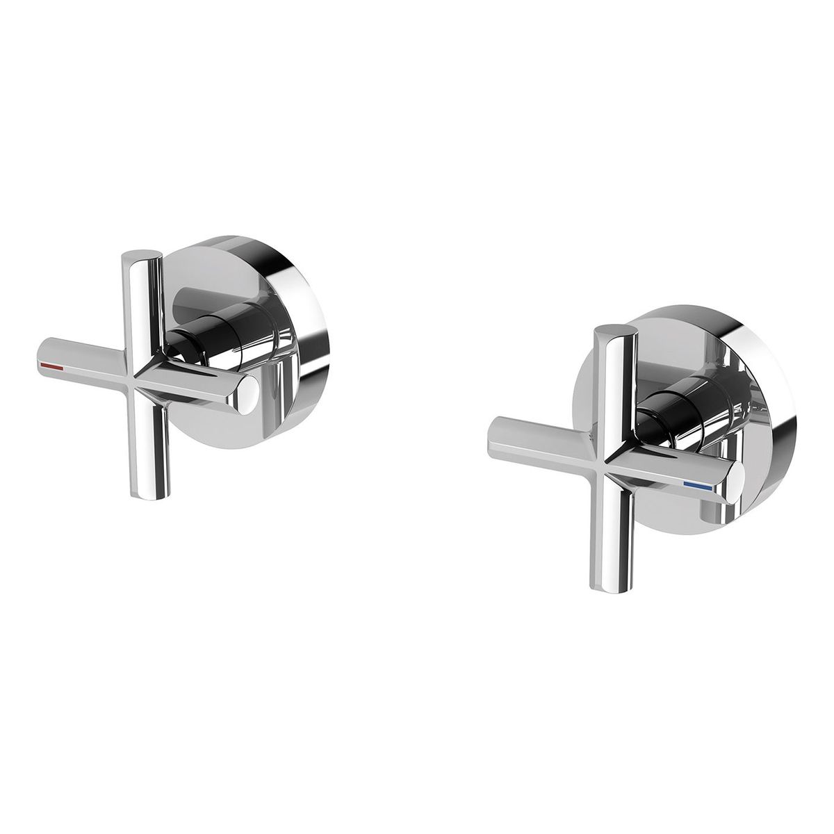 Vivid Slimline Plus Wall Top Assemblies - Chrome