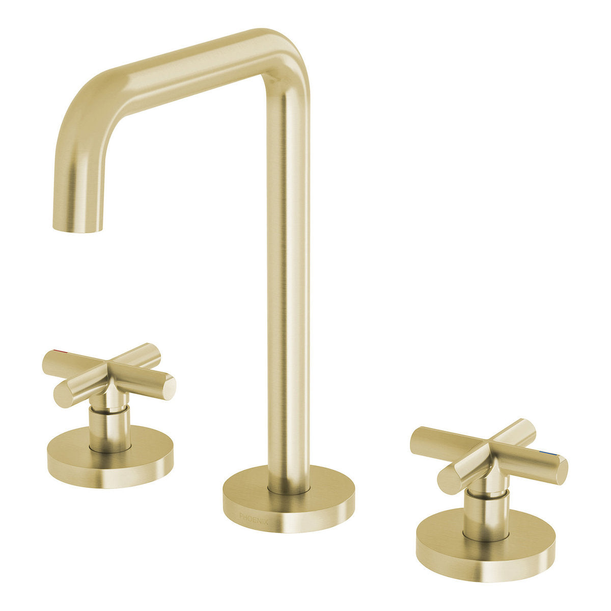 Phoenix Vivid Slimline Plus Basin Set, Lead Free, Brushed Gold