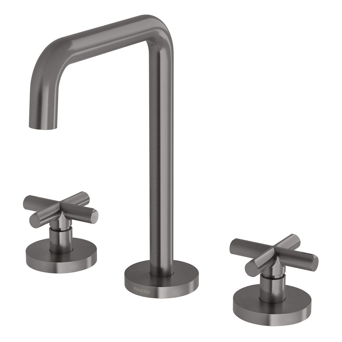 Vivid Slimline Plus Basin Set - Brushed Carbon