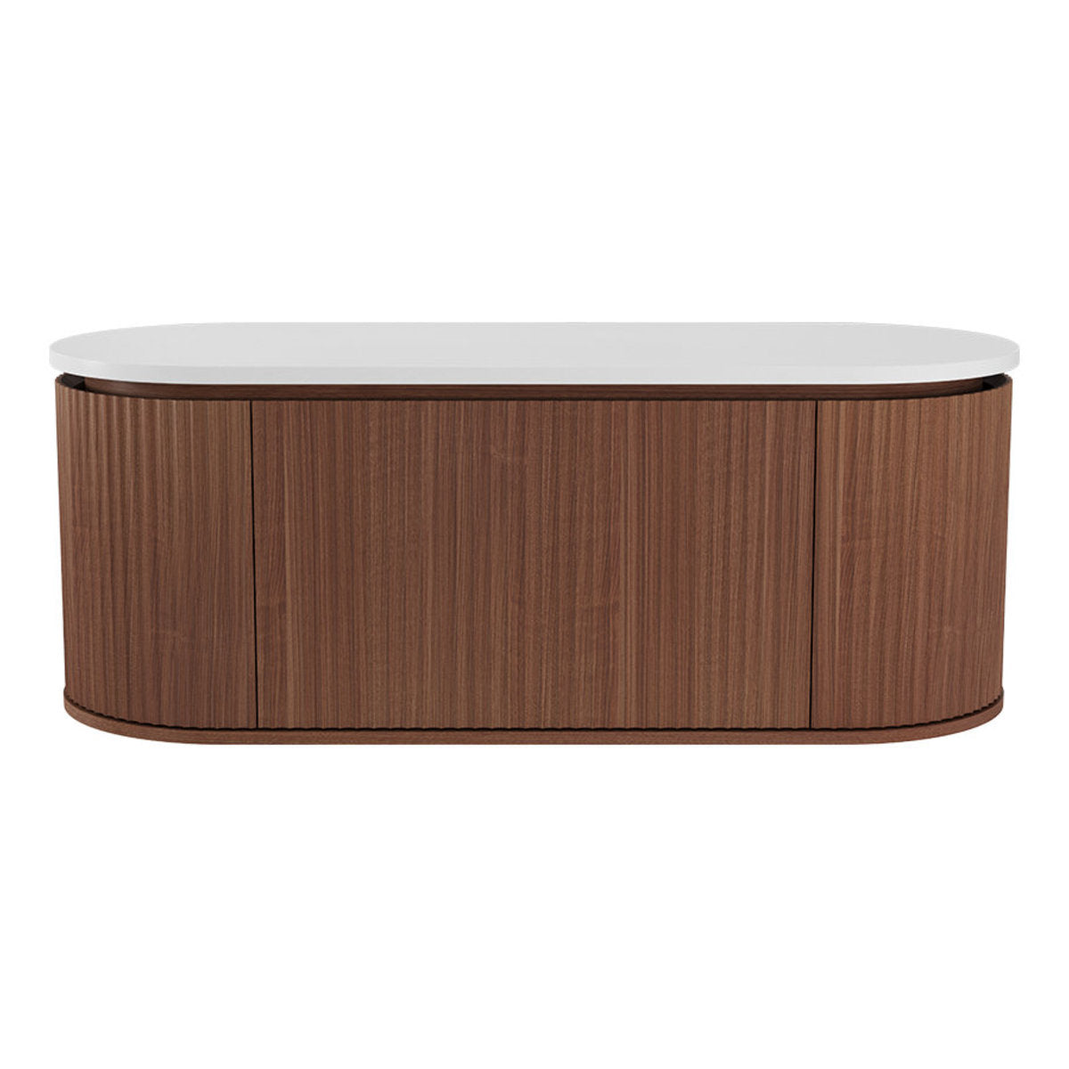 Fienza Empire Pill Walnut 1200 Wall Hung Cabinet
