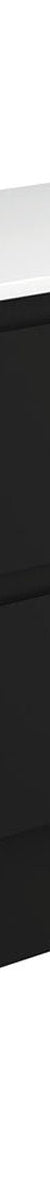 Fienza Amato Satin Black 1200 Cabinet On Kickboard, Matte Black Towel Rails