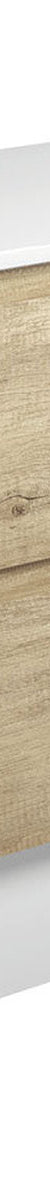 Fienza Amato Scandi Oak 1200 Cabinet On Kickboard, Satin White Panels