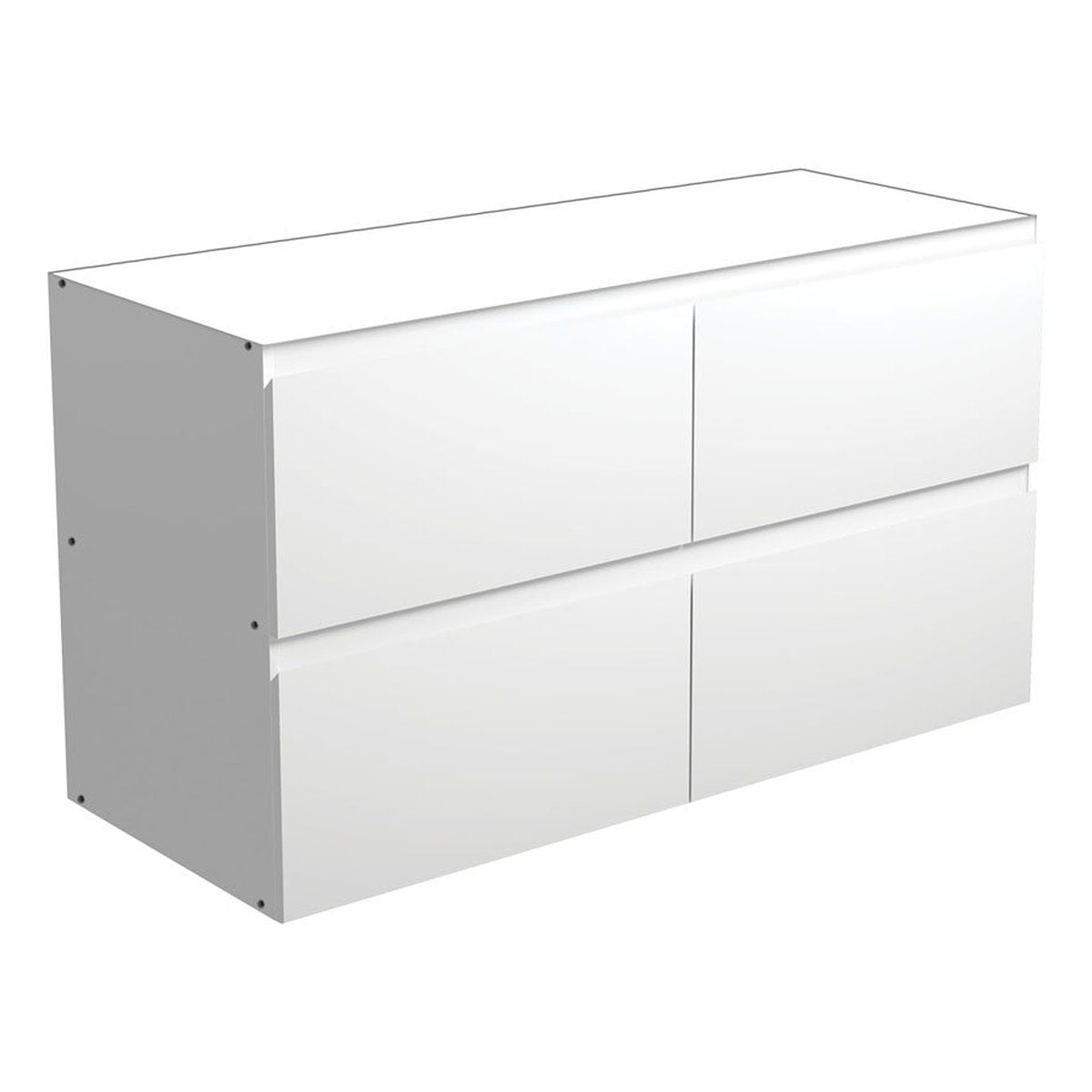 Fienza Amato Satin White 1200 Base Cabinet