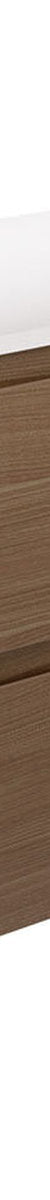 Fienza Amato Walnut 1200 Wall Hung Cabinet, Matte Black Frames