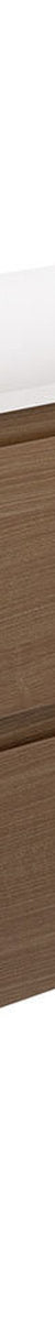 Fienza Amato Walnut 1200 Wall-Hung Cabinet, Matte Black Towel Rails