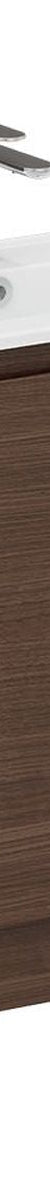 Siska Slim Walnut 1200 Vanity on Kickboard