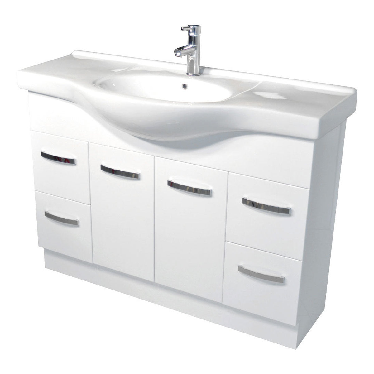 Fienza Antonio 1200 Vanity, Solid Doors