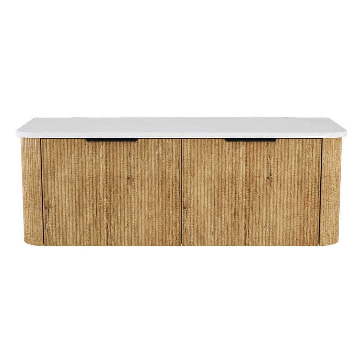 Fienza Minka Curved Scandi Oak 1200 Wall Hung Cabinet