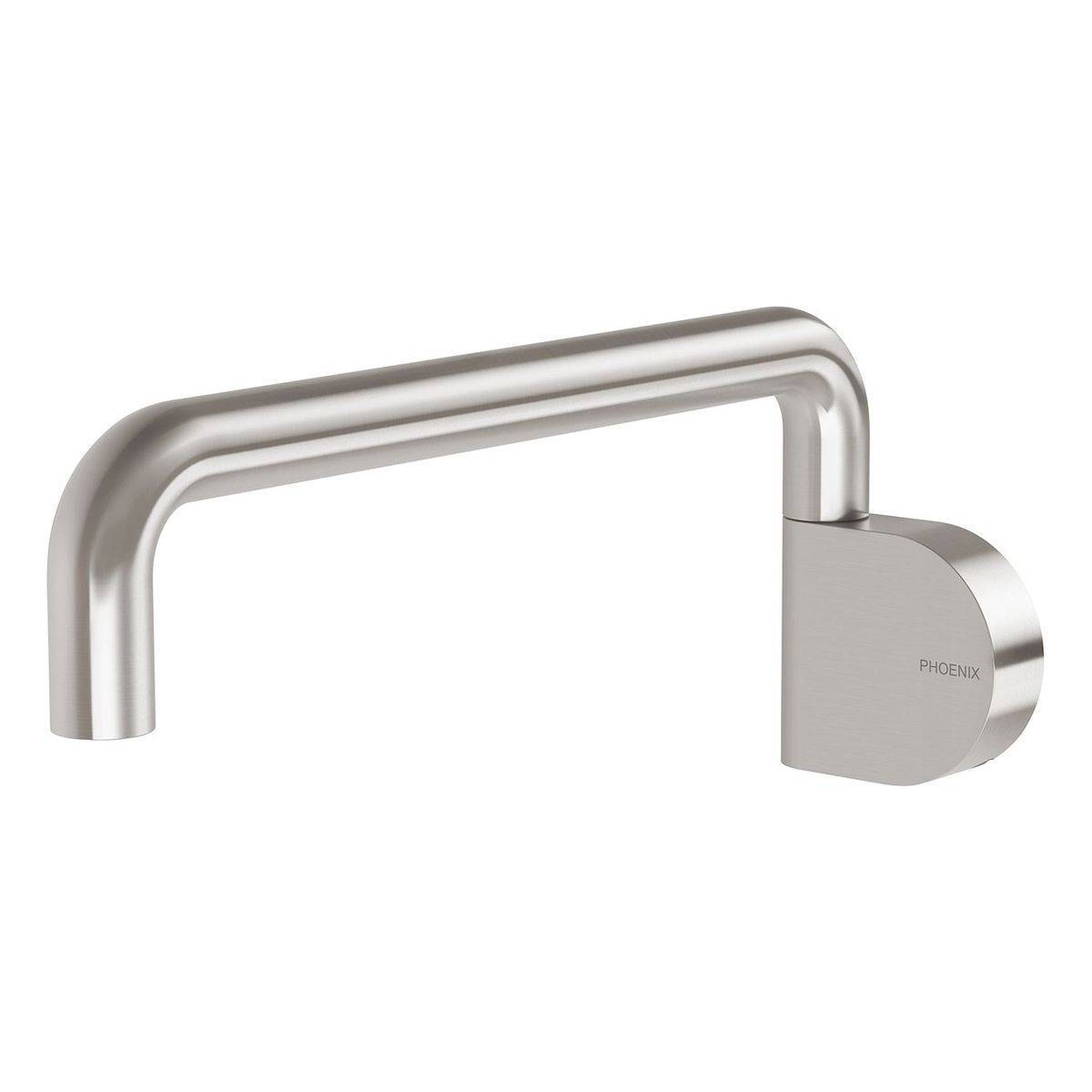 Designer Swivel Bath Outlet 230mm Round - Brushed Nickel