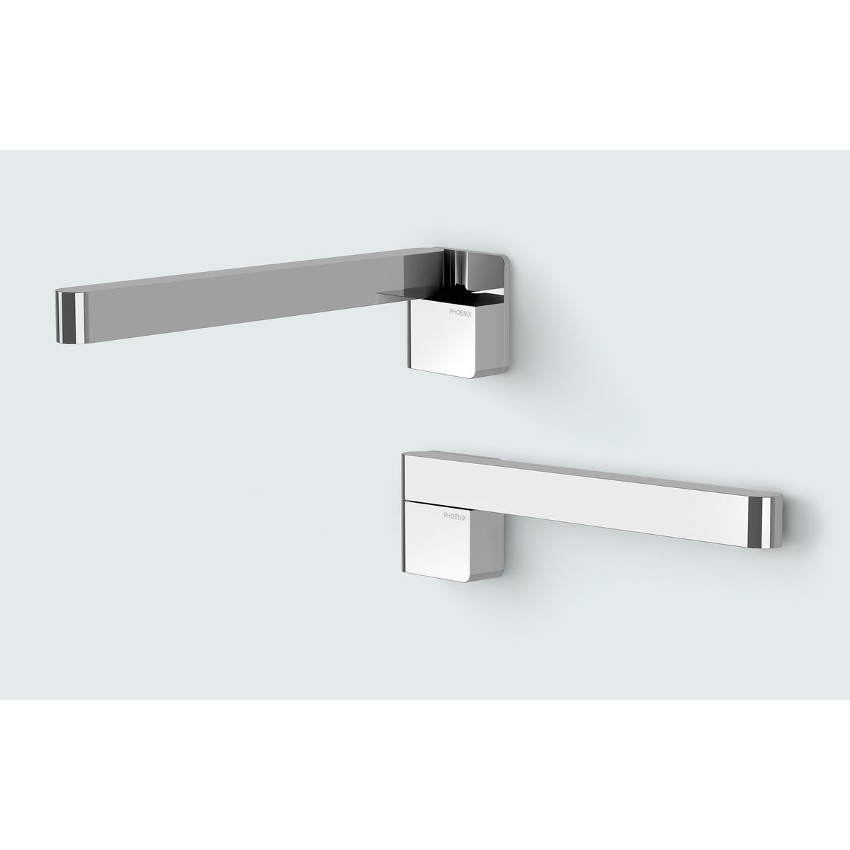 Designer Swivel Bath Outlet 230mm Square - Chrome